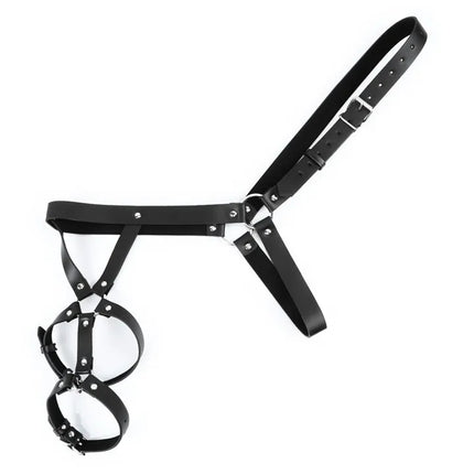 Leather Straps Belt Bondage Harness Sexy Lingerie male Body Harajuku Harness Garter Belt men Straps Suspenders Stockings
