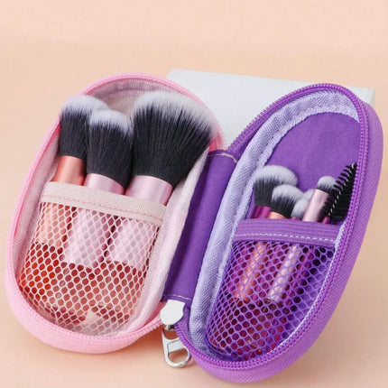 10Pcs/Bag Mini Makeup Brush Set Powder Eyeshadow Foundation Blush Blender Concealer Beauty Makeup Tools Brush Professional