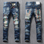 Retro Dark Blue / 34(W34 INCH) / China Mainland
