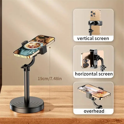 Desktop Phone Holder Live Broadcast For Smart Phone Adjustable with Phone Holder Stand Bracket For Mobile Telefoon Statief Stand