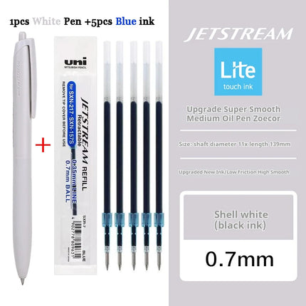 New Uni Jetstream Ballpoint Pen Lite Touch Ink Anti-slip Ultra Smooth Quiet Writing Gel Pens Limited Quality Japanese Stationery