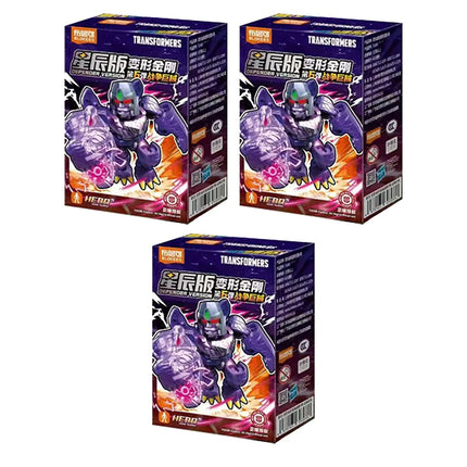 Blokees Transformers Defender Version 6 Collectible Blind Box Beast Wars Action Figures Optimus Prime Megatron Bruticus Model