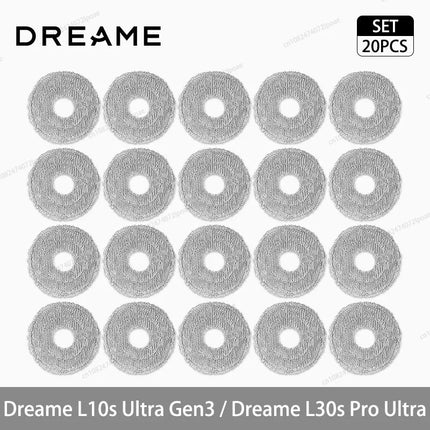 Dreame L10s Ultra Gen3 / L30s Pro Ultra Robot Vacuum Cleaner Accessories Main Side Brush Mop Cloth Hepa Filter Dust Bag Spare