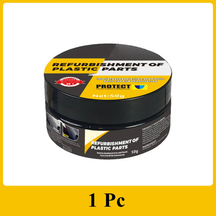 Car Interior Plastic Leather Scratch Repair Paste Automotive Polishing Wax Repair Anti-Aging Paste Tires Seats Steering Wheel