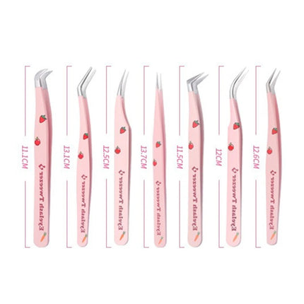 Eyelashes Tweezers Stainless Steel For Lashes Extension Supplies Makeup Tools Nail Art Accessories Rhinestone Picker Tools