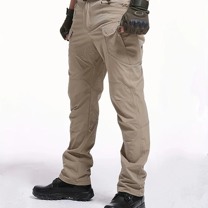 5XL Plus Size Men's Thin Cargo Pants With Side Pockets For Spring Summer Tactical Oversized Loose Punk Pants Big And Tall Guys