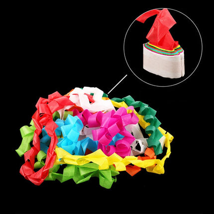 12pcs/set Magic Tricks Multi-color White Mouth Coils Paper Streamers from Mouth Magic Prop Magician Supplies Toys