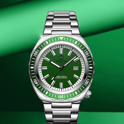 PAAZOMU Luxury Business Men Watch Date Week Waterproof Luminous Man Wristwatch Sport Stainless Steel Quartz Men's Watches Reloj