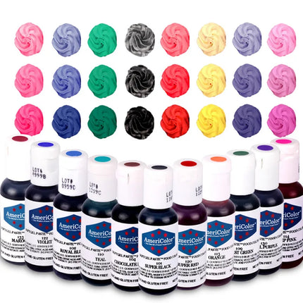 Americolor 22 colors Food Grade Dyeing Pigment Crystal Colorant Epoxy DIY Candle Soap Coloring Handmade Crafts Pigment