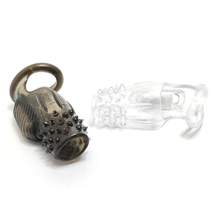 Vibrator Penis Sleeve Cock Ring Ejaculation Extender for Penis Testicles G Spot Stimulation Couples Adult Sex Toys for Men Women