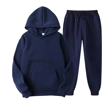 Men's Hoodie and Pants Tracksuit Set - Warm Casual / Ensemble Survêtement Hommes Capuche et Pantalon - Chaud Décontracté