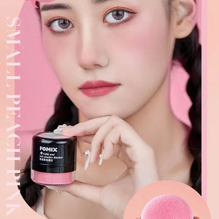 FOMIX Loose Powder Air Cushion Blush Long Last High Pigment Soft Misty Matte Face Blusher Natural Colors For Cheek