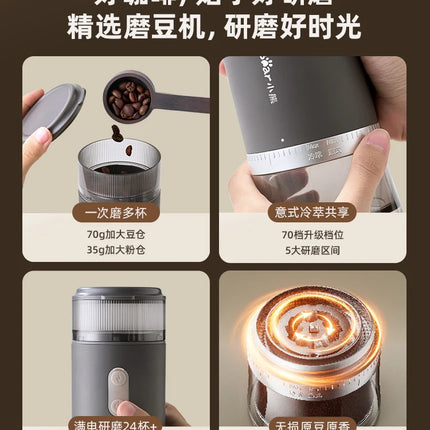 American coffee machine Small household drip filter black coffee machine Semi-automatic coffee and tea making machine