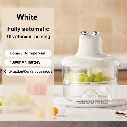 Electric Grape Peeling Machine Auto Multipurpose Small Fruit Peeling Tool Kitchen Peeler for Garlic Tomatoes Peeler Machine 50W