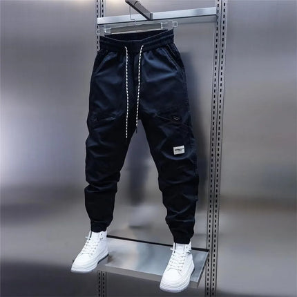 2025 New Men Joggers Autumn Sweatpants Spring Drawstring Casual Pants Workout Running Cotton Sports Trousers Men Clothing
