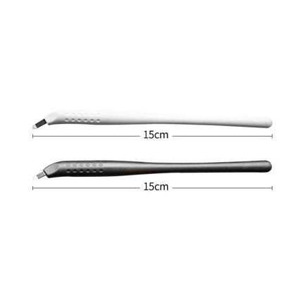 10Pcs Disposable Microblading Manual Pen Sterilized Permanent Makeup 3D Eyebrow Tattoo Pen
