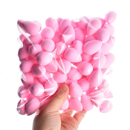6/30/100Pcs Mini Makeup Sponge Soft Cute Face Beauty Egg Cosmetic Powder Puff for Foundation Cream Concealer Makeup Blender Tool