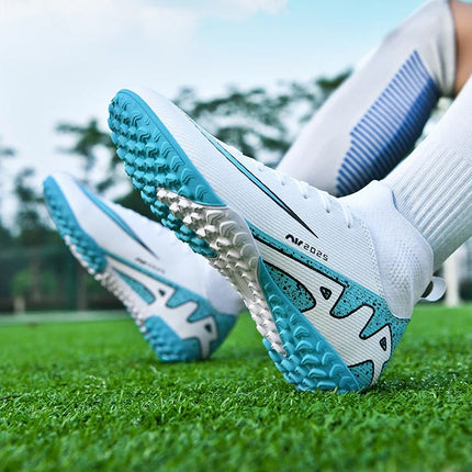 Original Men Football Field Boots Professional Society Indoor Boys Soccer Shoes Match Training Resistant Kids Football Shoes