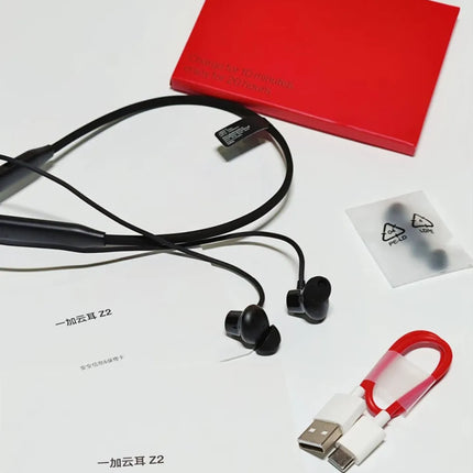 Oneplus Z2 Bluetooth Neckband Bullets Wireless Earphone for 1+ 14 13 12 10 Pro Nord 2 3 4 2T ce4 ce5 AI Noise Cancelling Headset