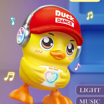 Cute Animals Electronic Toy, Owl Duck Pet with Music Light Dancing Adjustable Volume Moving Robot Mode for Children