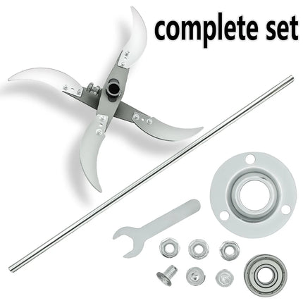 Multifunctional Grass Cutting Blade Set Edges Vegetable Chopping Tool Stainless Steel Rust-Resistant Blades Farm/Home Gardening