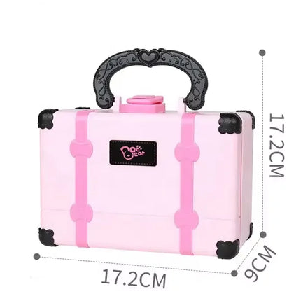 Children Makeup Cosmetics Pretend Playing Box Princess Make Up Girl Toy Play Set Lipstick Eye Shadow Safety Nontoxic Kit Toy Kid