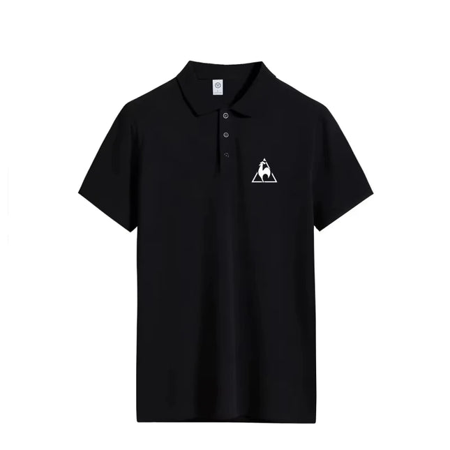 2026Classic Summer Men's Pure Cotton Polo Shirt, Simple Business Casual Short Sleeve, Breathable Versatile Top