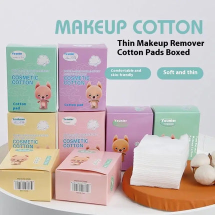 {CC44} 50/100 Pcs Thin Cotton Pads Soft Cotton Stretch Disposable For Face Wash Nail Polish Remover Cosmetic Makeup Tools