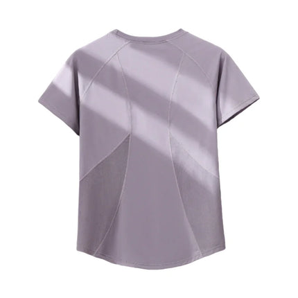 DRUR Sports Tops Women Quick Dry Workout Tshirt Running Yoga Gym Activewear Summer Short Sleeve Breathable Fitness Wear New