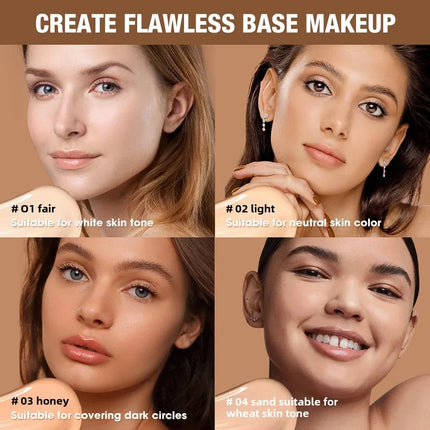 O.TWO.O Concealer Makeup Base Matte Lightweight Waterproof Eyes Dark Circles Foundation Cream Face Concealer Comestics