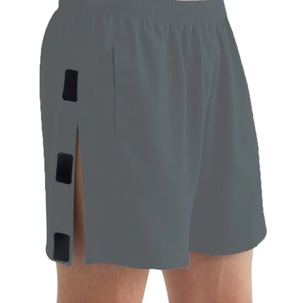 Men's and women's universal hip and knee surgery recovery shorts, men's removable shorts, detachable Velcro snap shorts, adaptiv