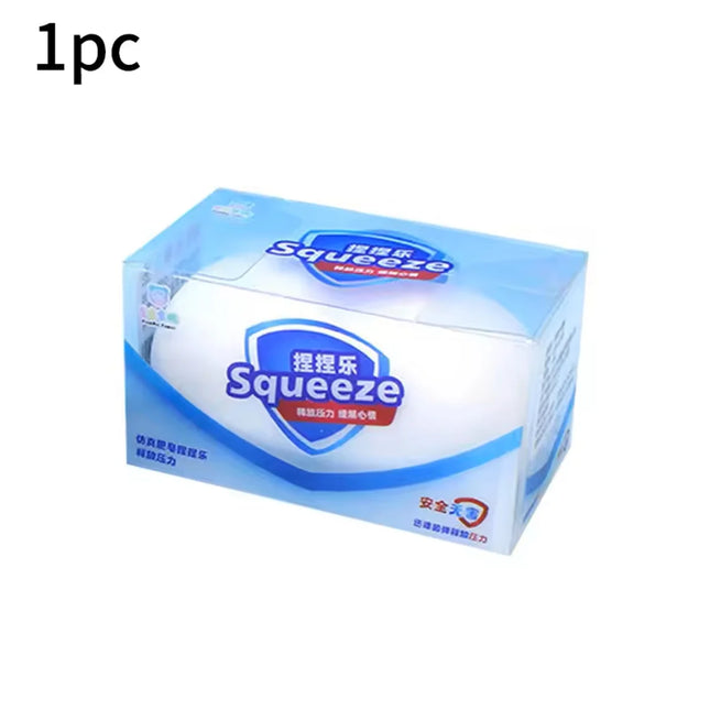 ASMR Crunchy Soap Ball Squishy Stress Ball Filled Soft Squeeze Fidget Toy Anti-Stress Anxiety Relief Hand Decompression Toy