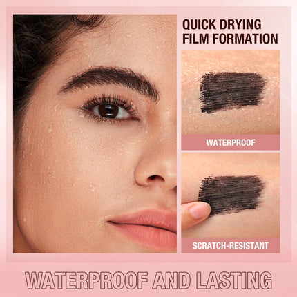 O.TWO.O Eyelash Mascara Lengthening Extension Eyelashes Thicker Waterproof 5D Silk Fiber Extra Volume Eye Mascara Cosmetics