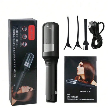 Charging split hair clipper is a rechargeable household tool hair clipper suitable for drying damaged split, broken, fragile, st