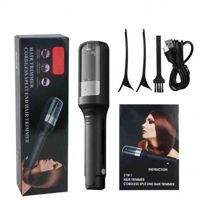 Charging split hair clipper is a rechargeable household tool hair clipper suitable for dry, damaged, split, brittle, and st