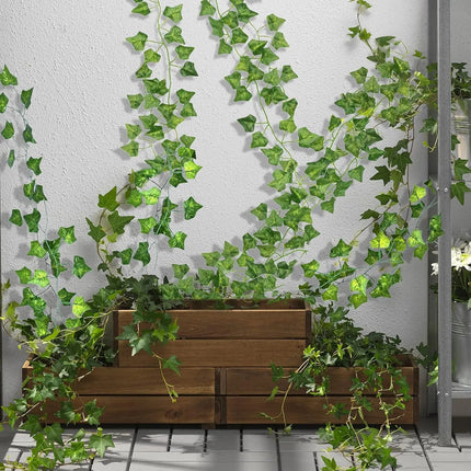 Home Decor Artificial Ivy Leaf Garland Plants Vine Fake Foliage Flowers Creeper Green  Leaf Ivy Wreath