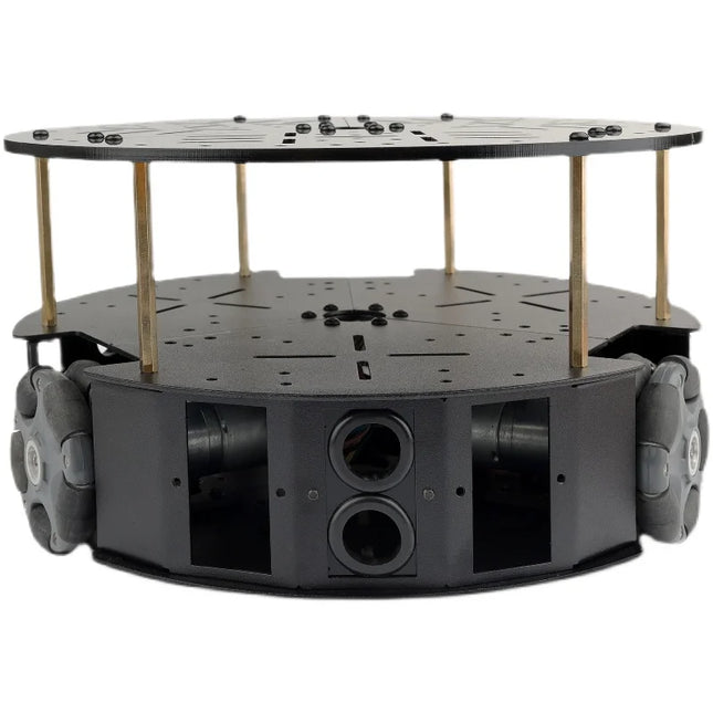 5kg Load 58mm Omnidirectional 3 Wheel Chassis With DC Motor 3WD Omni Mobile Robot Omni Robot Smart Car for Arduino Robot DIY Kit