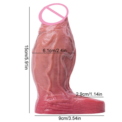 Silicone Large Dildo Reusable Penis Sleeve Open-ended Design with Dick Enlarger Silicone Male Masturbator Sex Toys for Men 18+