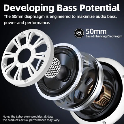 1pcs 6.5 Inch Boat Speaker 800W With LED Lights Coaxial Speakers Waterproof IP66 Audio Speaker For Yachts Motorboat Golf Cart RV