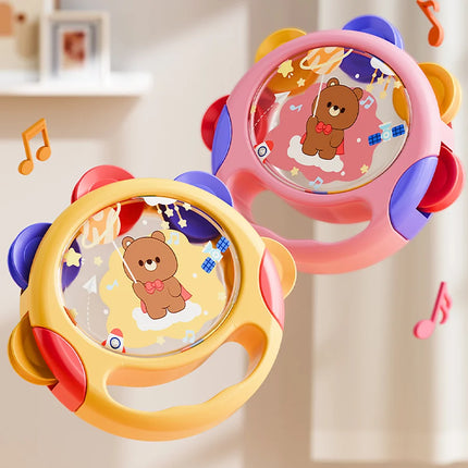 Baby Rattle Toy Maracas ,Soft Rubber Ball ,Tambourine