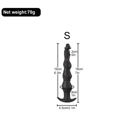 Anal Plug Soft Silicone Anal Butt Plug Stimulator Adult Sex Toys for Men Women Prostate Massager G-Spot Anal Dilation Trainer