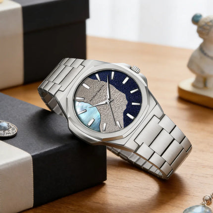 Men Watches Business Stainless Steel Interchangeable Straps Clock UltraThin Japanese Quartz Movement 1Set Men Watch Reloj Hombre