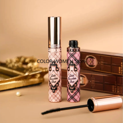 Flower Knows Chocolate Shop Mascara Black Brown Makeup With Fibre Brush Lengthening  Perfectly Defined Lashes 3.5ml
