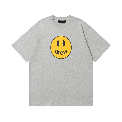 Drew House Print Short-Sleeve High-Street Casual Couple's Oversized T-Shirt