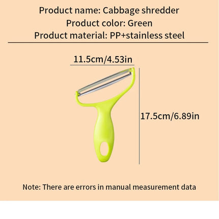3PCS multifunctional vegetable shredder - wide mouth, easy to chop vegetables - perfect for kitchen preparation