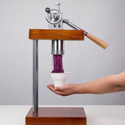 Double - Head 6 - Barrel Mont Blanc Ice Cream Machine Matcha Noodles Machine Mont Ice Cream Tool Noodle Press