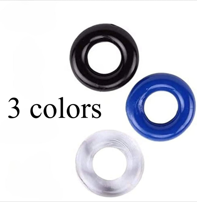 3Pcs Beaded Silicone Penis Ring - Delay Ejaculation & Enhanced Stamina Erection Ring for Men Adult Sex Toy Sex Tool for Man