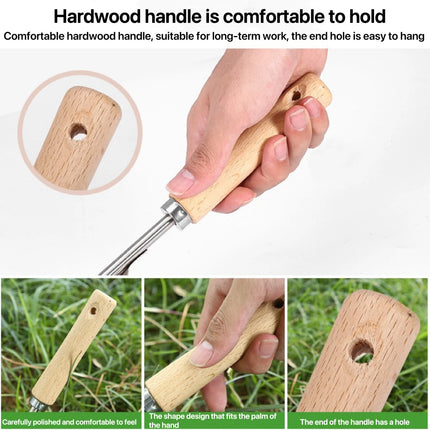 Weeding artifact drafter garden supplies gardening household weed puller root puller weed pulling tool garden rake hand-held loo
