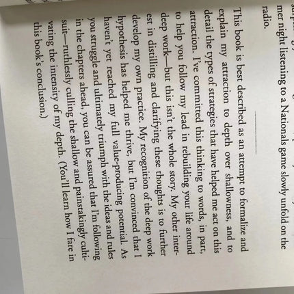 Deep Work By Cal Newport Rules For Focused Success in a Distracted World Novel Paperback In English