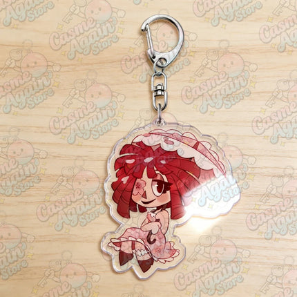 Cute Cartoon Sakura Keychains Jewelry Manga Game Fans Gifts